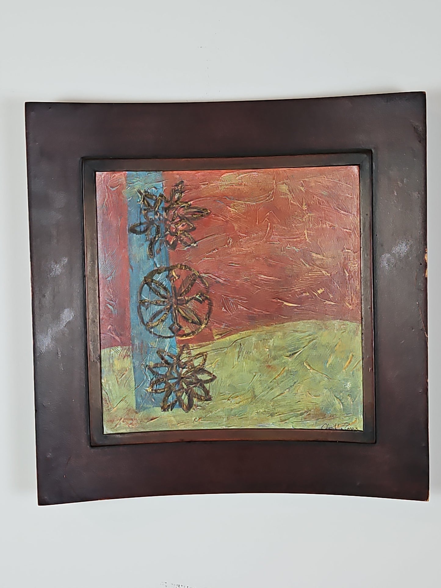 Framed Abstract Art Set of 4
