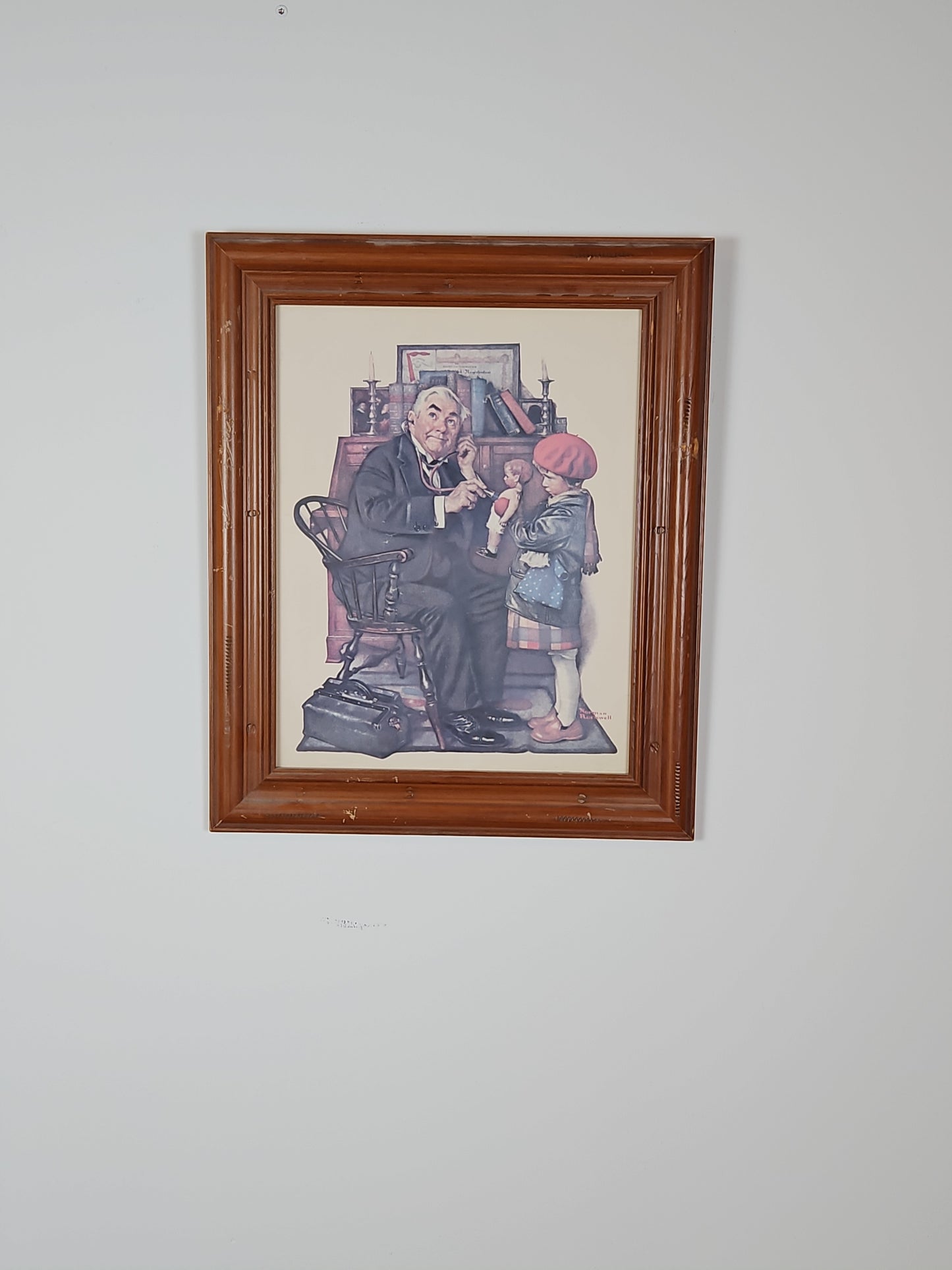 Norman Rockwell framed print