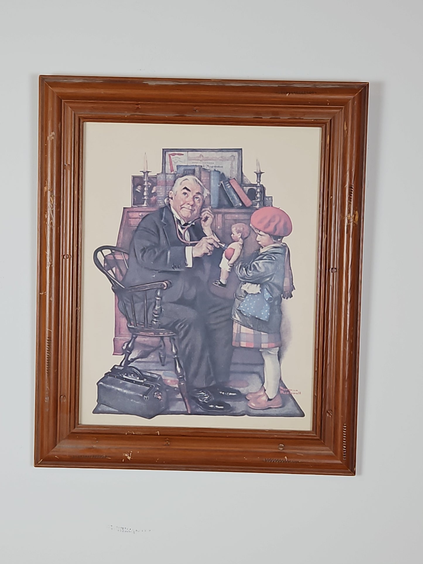 Norman Rockwell framed print