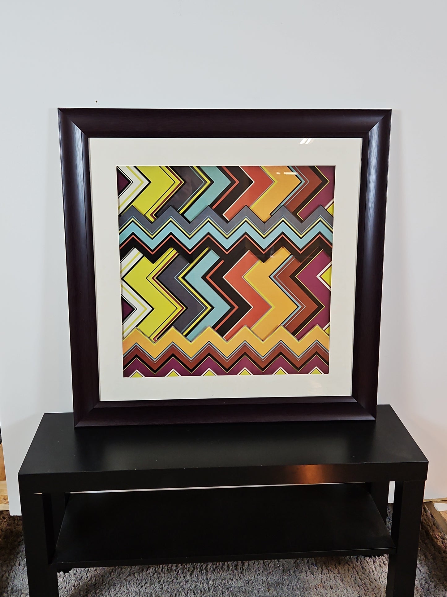 Framed Zig Zag Art
