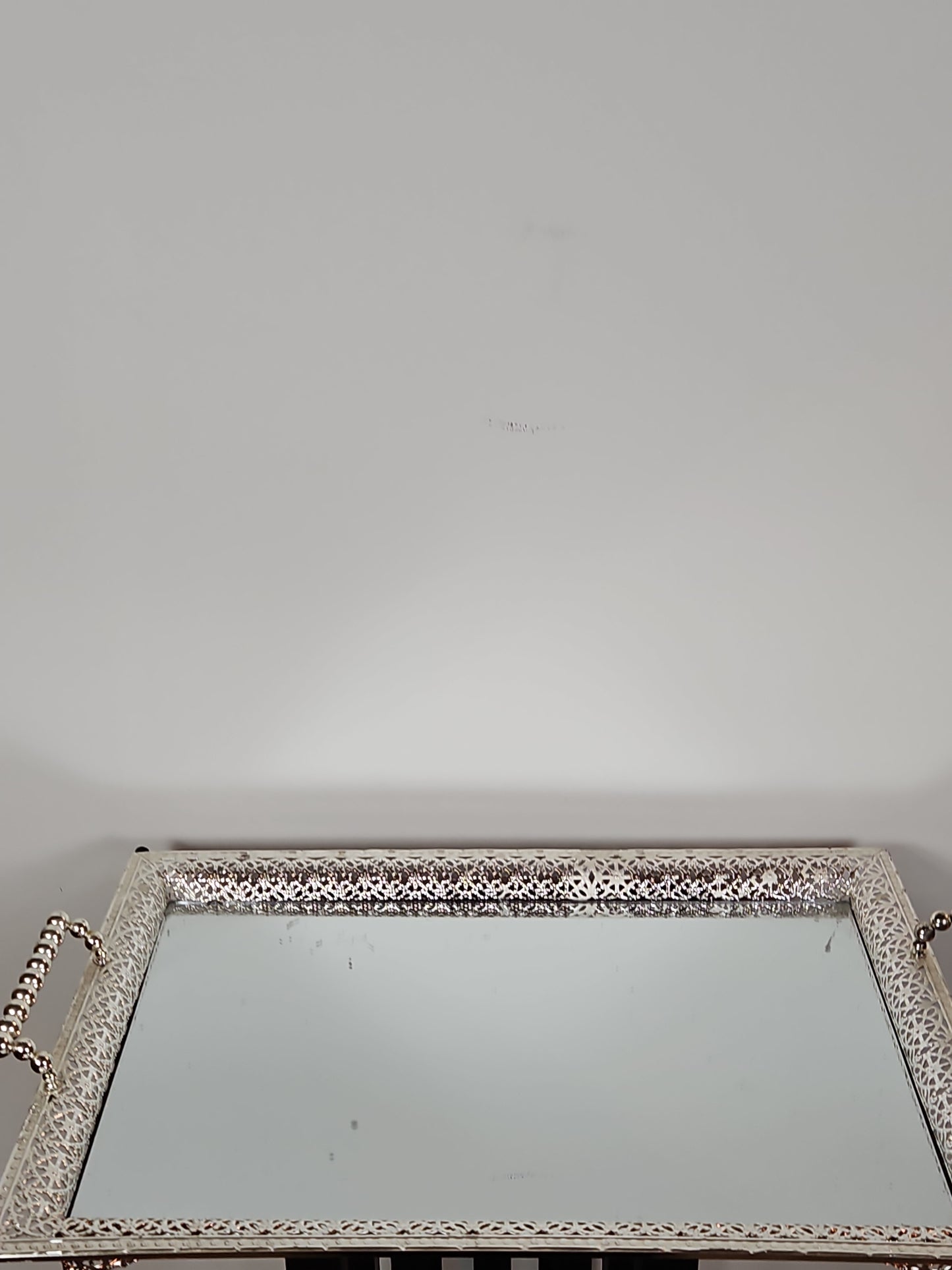 Silver Mirror Tray