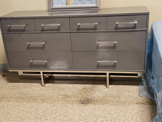 Matching Grey Dresser and Night Stand