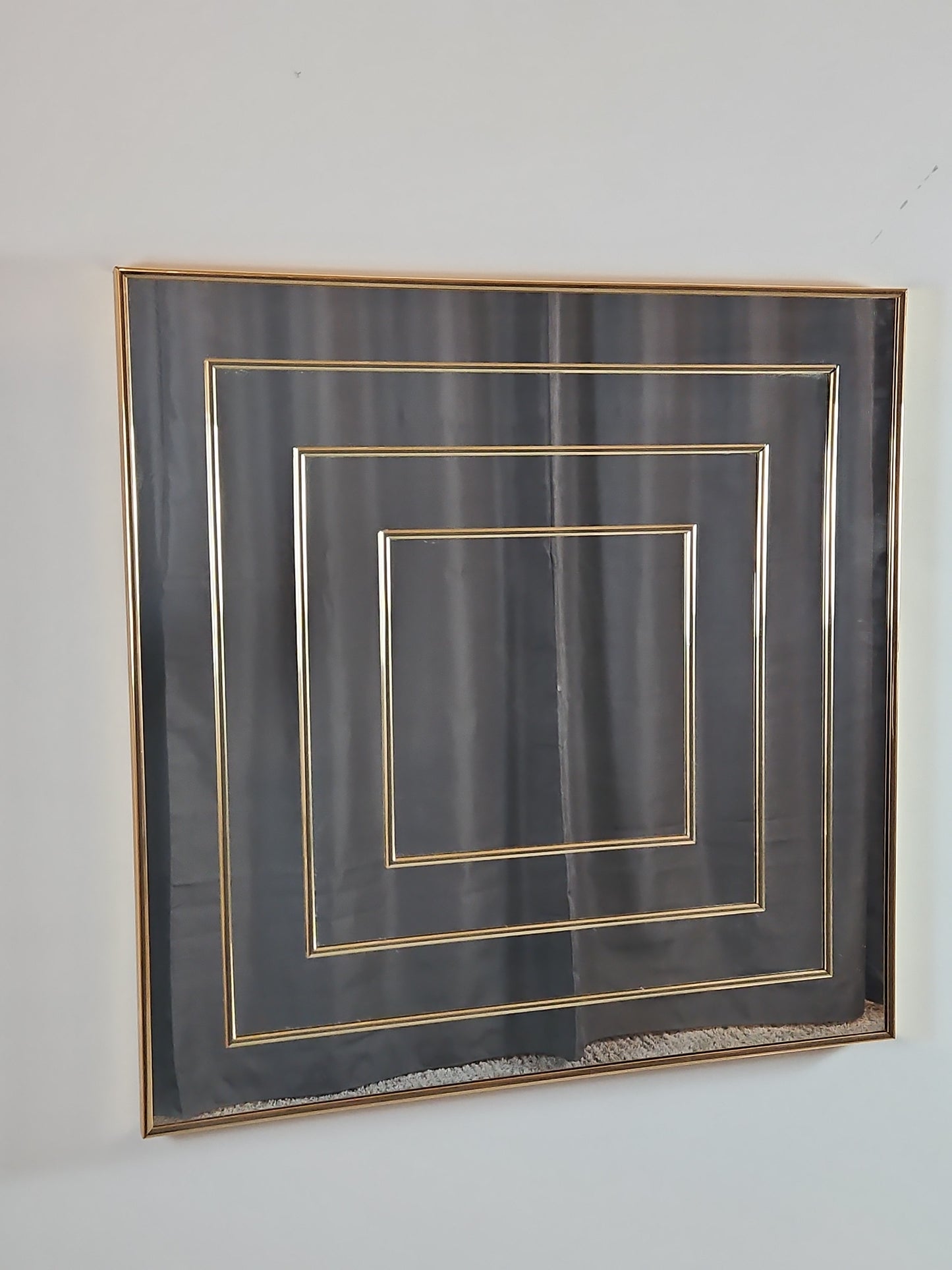 Gold Rimmed Mirror