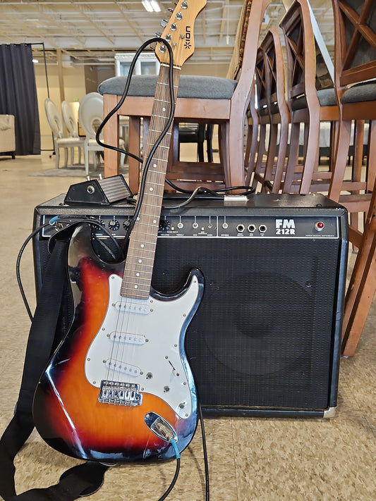 Electric Guitar with Amp