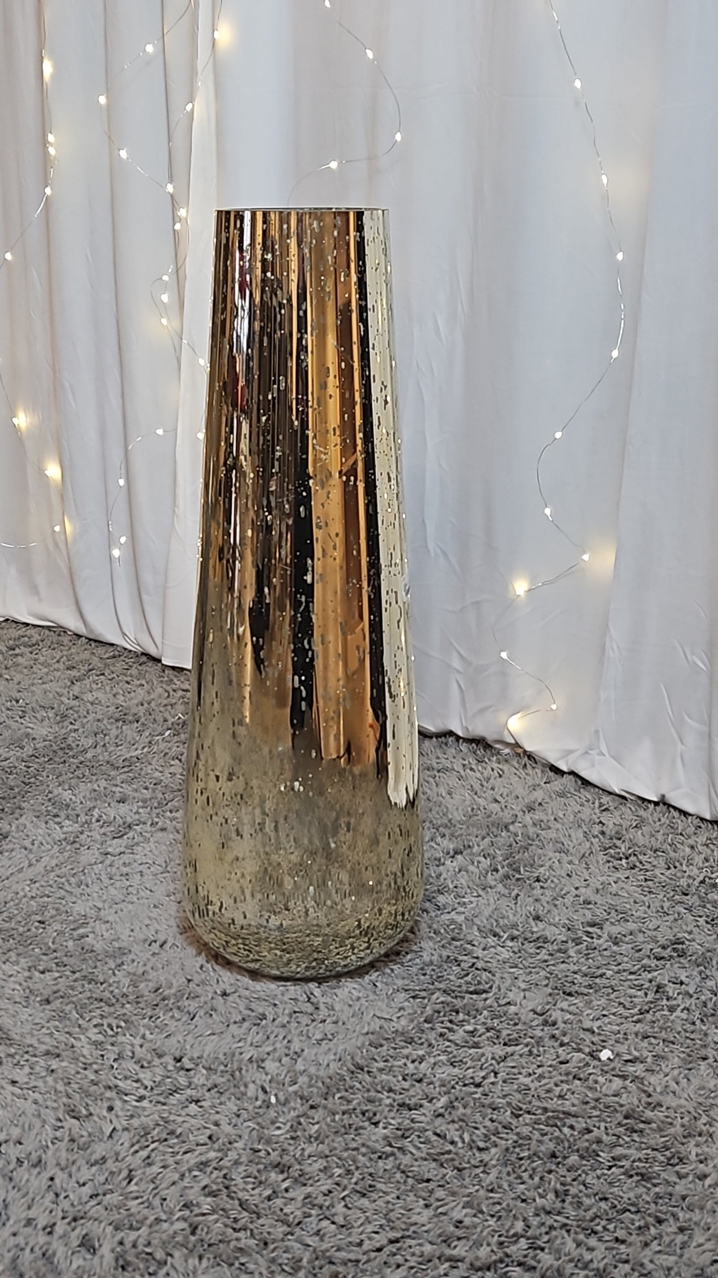 Gold Accent Vase
