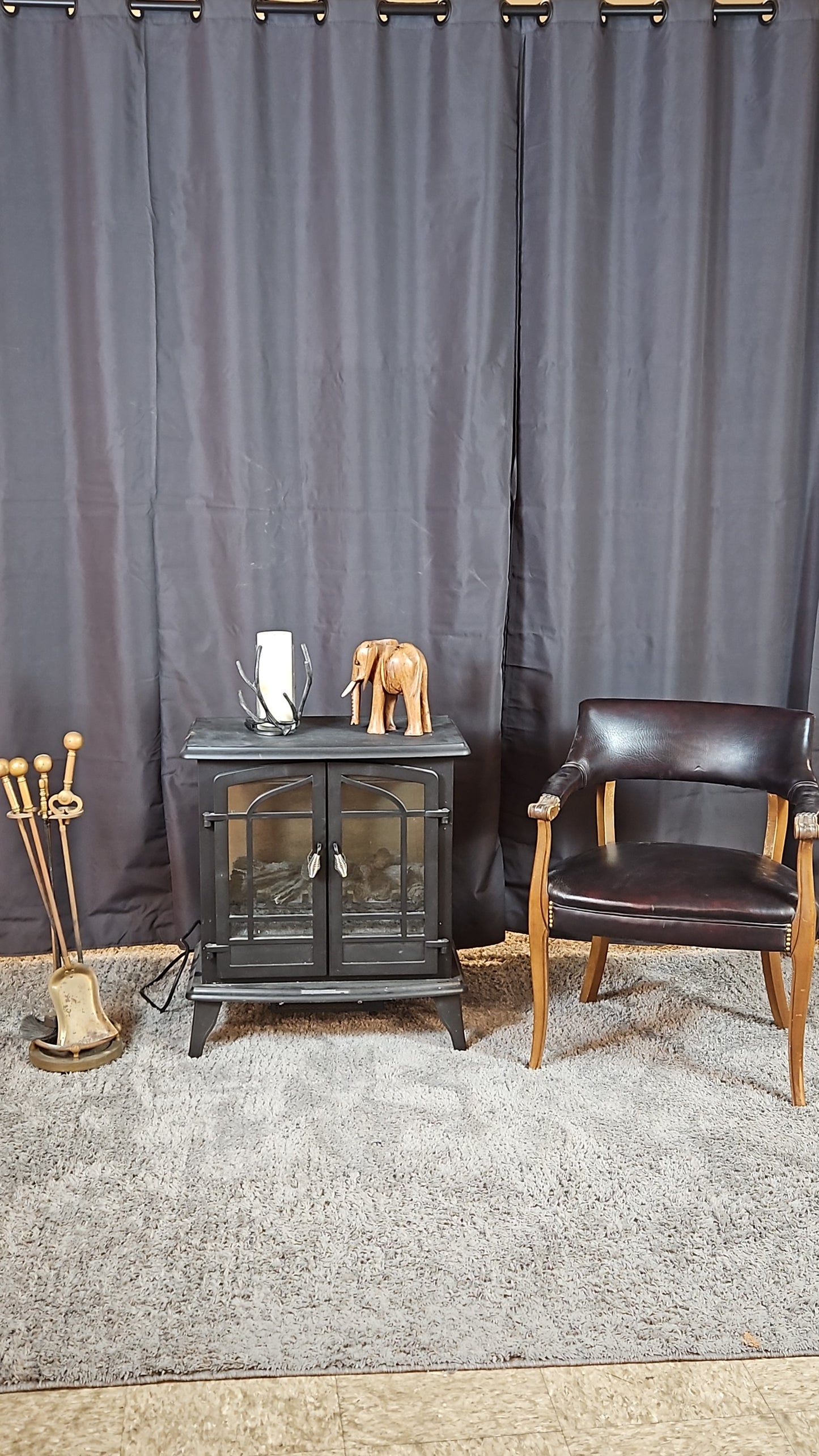 Leather Arm Chairs- set of 2