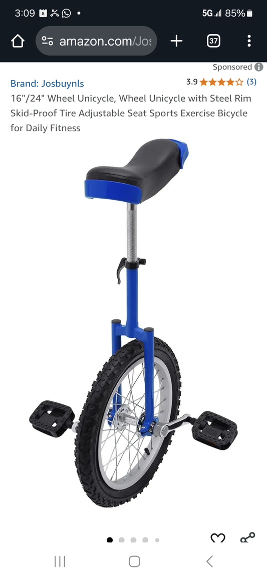 Youth unicycle